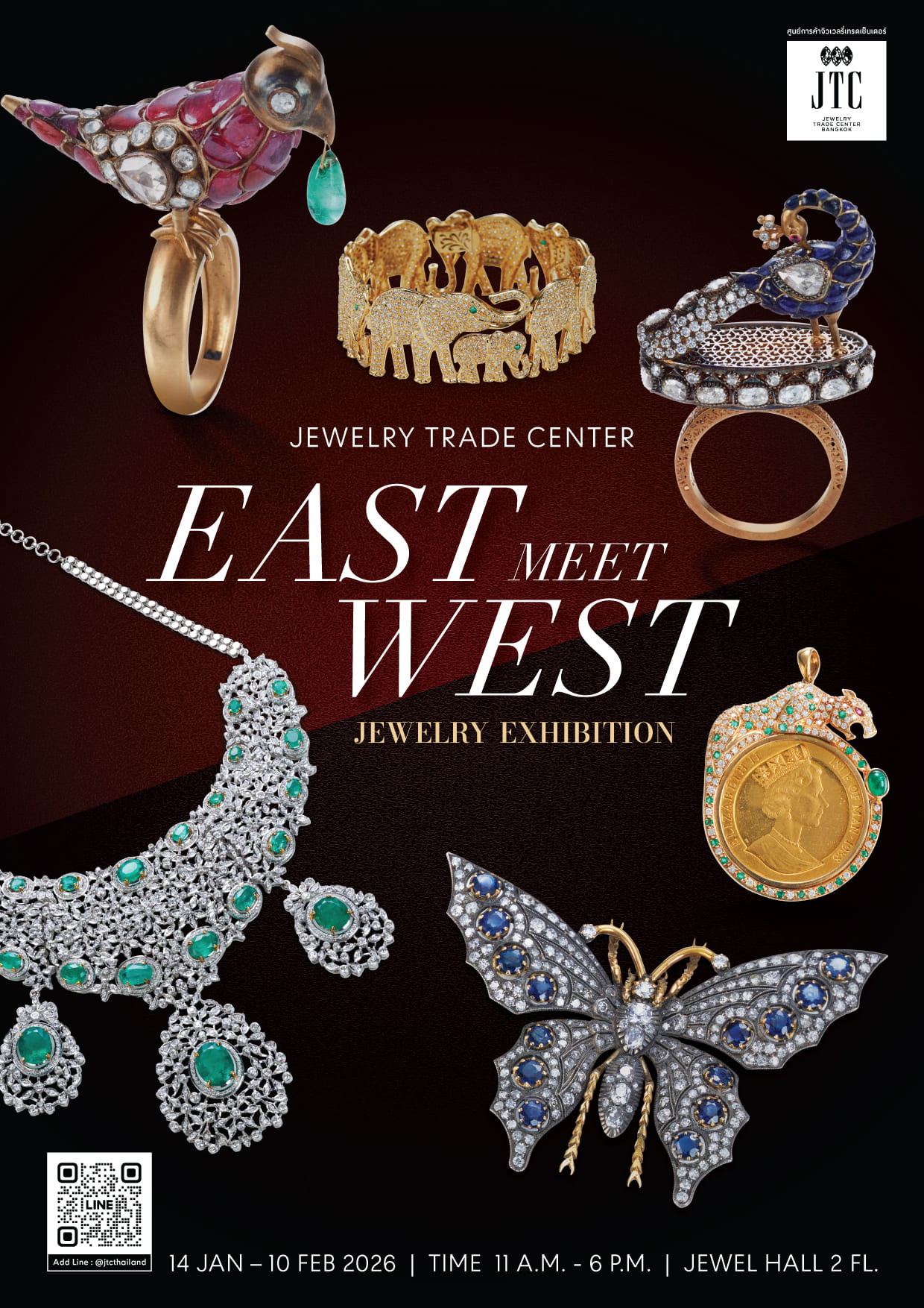 EAST MEET WEST Jewelry Exhibition 14 January – 10 February 2026 (Closed on Sundays)