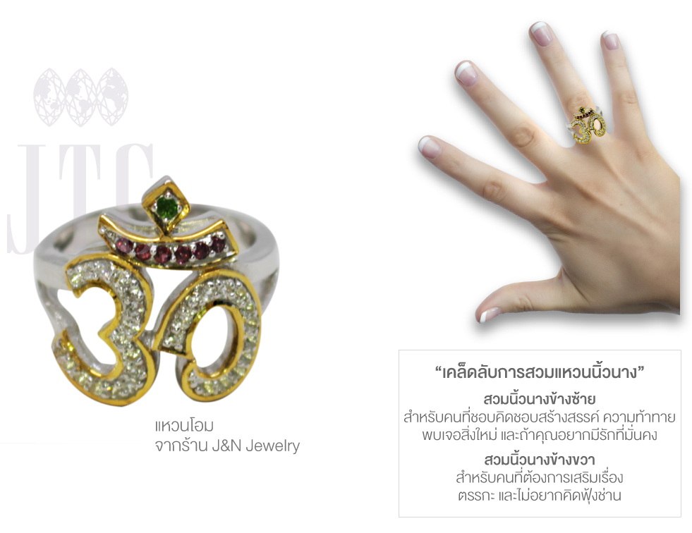 วิธีสวมแหวนนำโชค 6 แบบให้ชีวิตดี (How to wear 6 lucky rings)