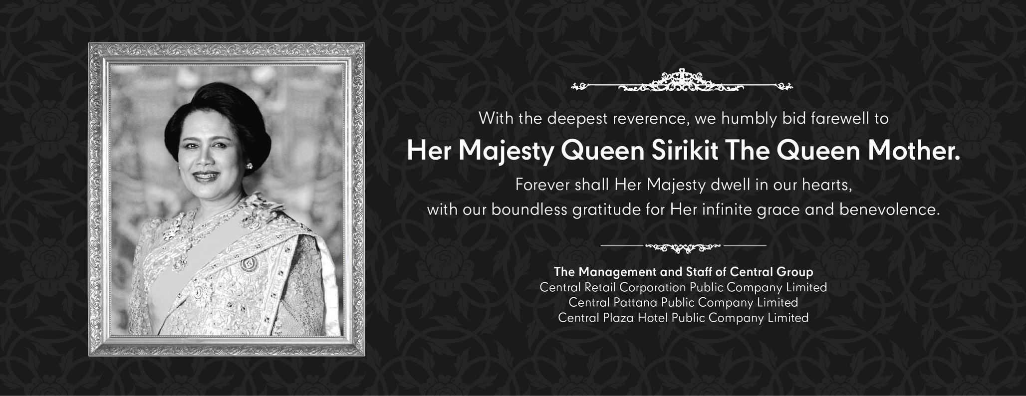 Her Majesty Queen Sirikit The Queen Mother.
